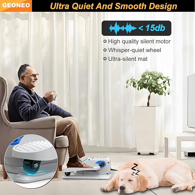 Under Desk Elliptical Machine, Electric Elliptical Exerciser - Image 4