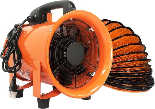FICBXRA Utility Blower Fan 14 Inch Portable Axial Exhaust Fan 820W 3016CFM High by FICBXRA
