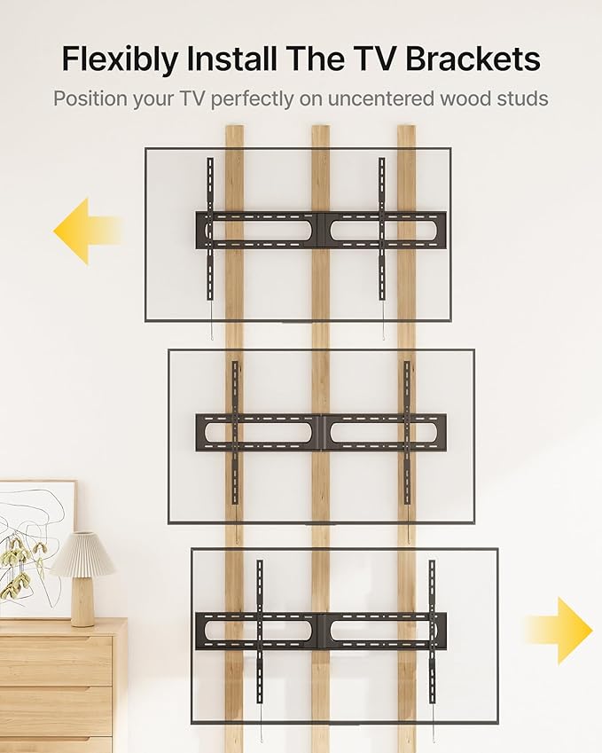 monTEK Heavy Duty XXL Fixed TV Wall Mount - Image 6