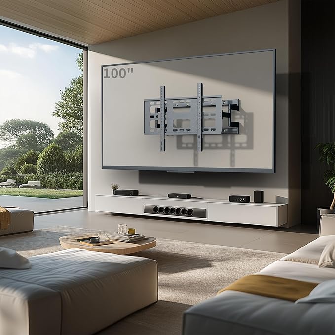 unho Heavy TV Wall Mount for 55 65 75 85 86 95 98 100 Inch TVs up to 264 lbs - Image 7