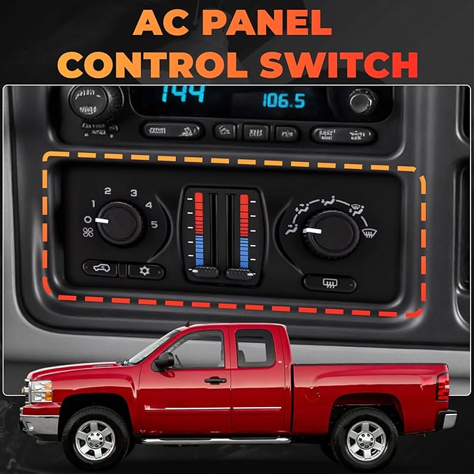 RAGBUSCLE Climate Control Panel, HVAC Control Module, Climate Control Module - Image 2