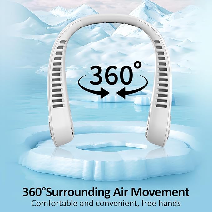 BIRDDIE Portable Bladeless Hanging Neck Fans - Image 4