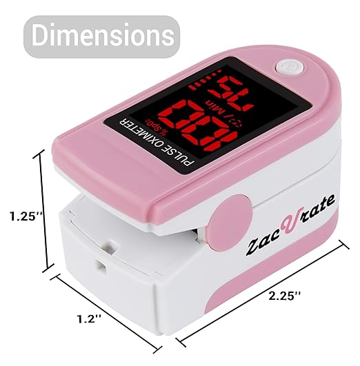 Zacurate Pro Series 500DL Fingertip Pulse Oximeter Blood Oxygen Saturation - Image 4