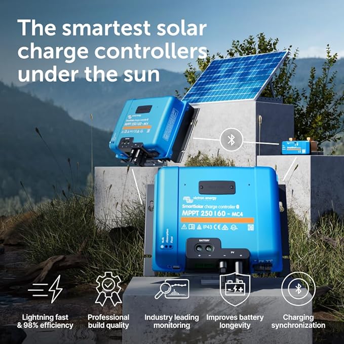 Victron Energy SmartSolar MPPT MC4 Compatible Solar Charge Controller - Image 2