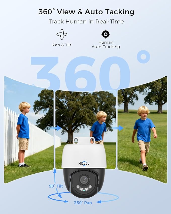 Hiseeu 6MP PoE Secuirty Camera System, - Image 2