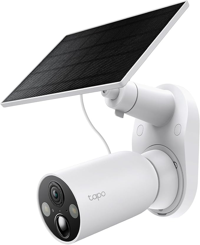 Tapo MagCam 2K Solar, Outdoor Battery Camera+Magnetic Base+Solar Panel by Tapo