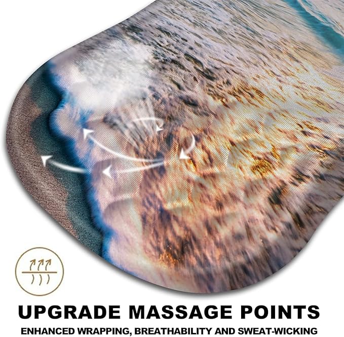 KUOSGM Mouse Pad Wrist Support, Ergonomic Mouse Pad - Image 2