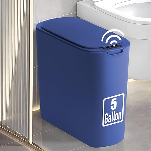 TIPGO 5 Gallon Motion Senor Bathroom Trash Can by TIPGO