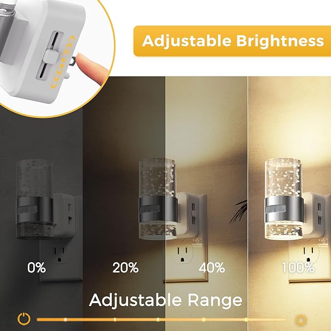 L LOHAS LED Motion Sensor Night Light, Dimmable Night Lights Plug into Wall - Image 2