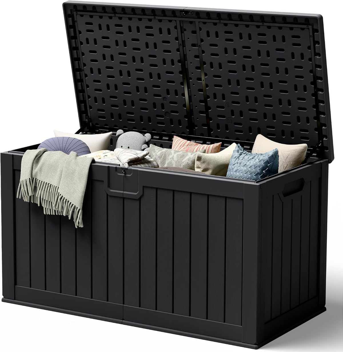 240 gallon hdpe deck box outdoor indoor waterproof, main product view