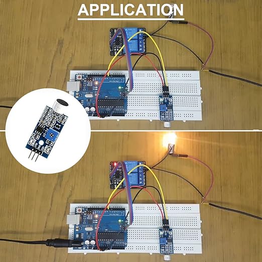 DAOKAI 5PCS Microphone Sensor Module High Sensitivity Sound Detection Sound - Image 7