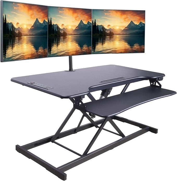 Rocelco 46" Electric Standing Desk Converter - Image 6