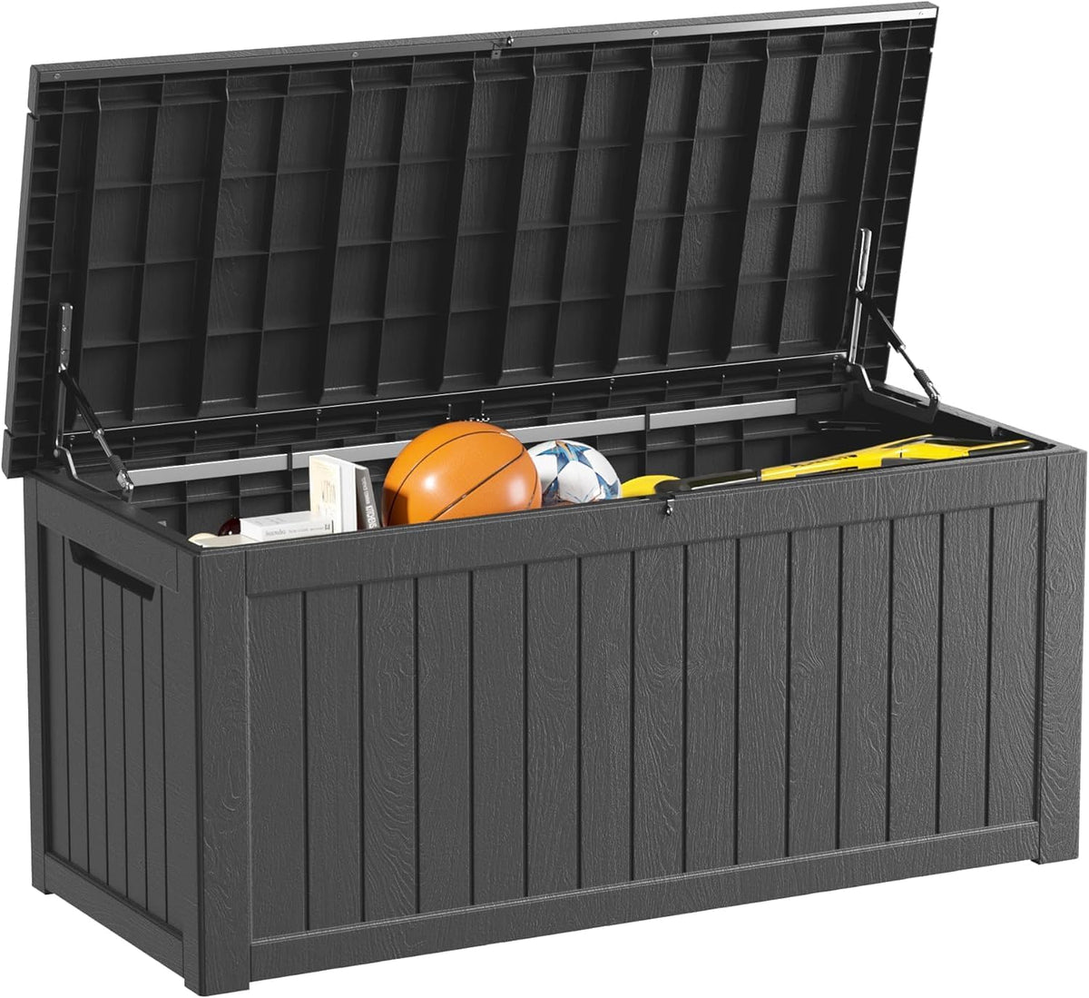 outdoor storage box 270gal waterproof resin deck box,uv-resistant, main product view