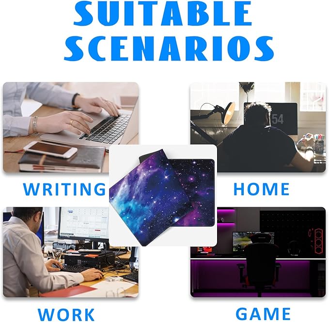 Desk Mat, Galaxy Nebula Universe Space Extended Gaming Mouse Pad Large - Image 7