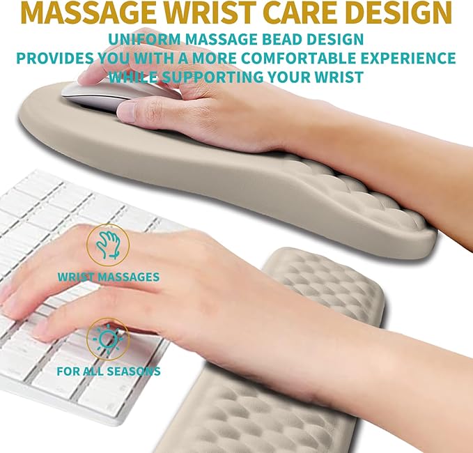 Hokafenle 2 in 1 Ergonomic Mouse Pad Wrist Support & Wrist Rest - Image 4