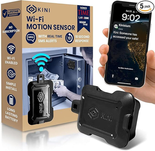Instant Kini Safe Alert Wi-Fi Motion Sensor Alarm by Kinisium
