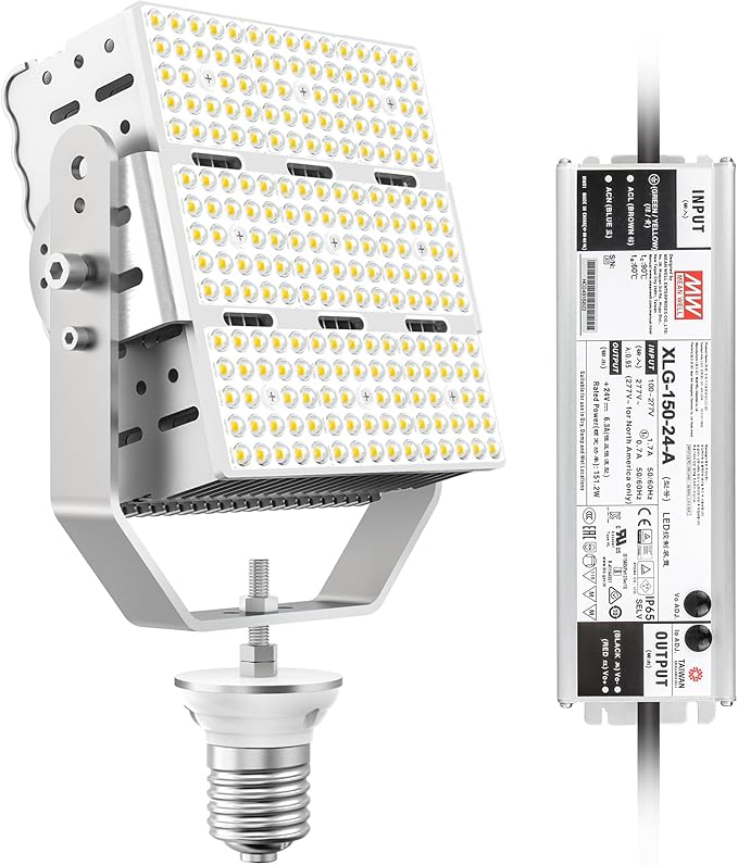 OPENLUX LED Shoebox Retrofit Kit 150W 21750LM E39 Mogul Base ETL DLC Listed by BrightensustainablyChooseOPENLUX