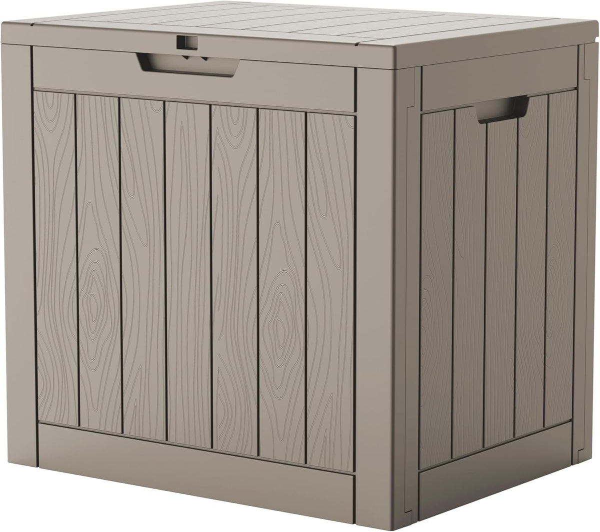 easyup 40 gallon outdoor storage box, grey, main product view