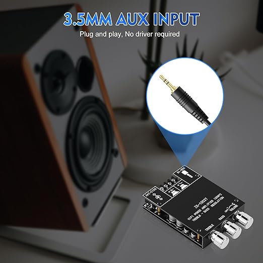 ZK 1002T Bluetooth 5.0 Amplifier Board, 2x100 Watt amp - Image 4