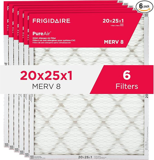 Frigidaire PureAir® 20x25x1 MERV 8 Allergen Electrostatic Pleated Air by Frigidaire