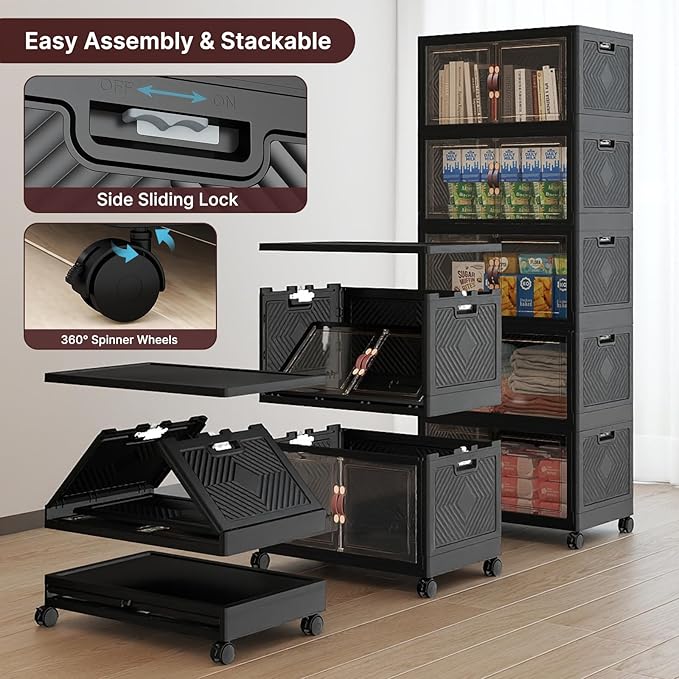 Extra Large Stackable Storage Bins - Image 4