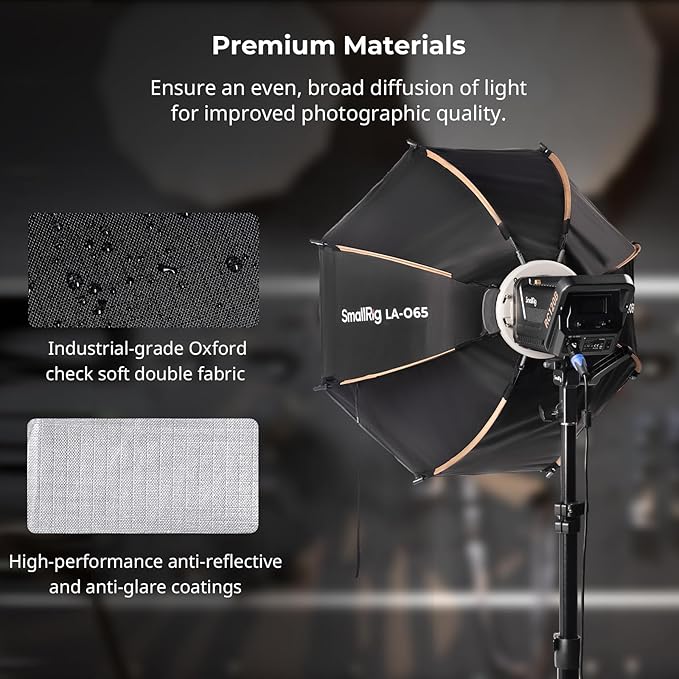 SmallRig LA-O65 Octagonal Softbox, 65cm/25.6in Quick Release Softbox - Image 6