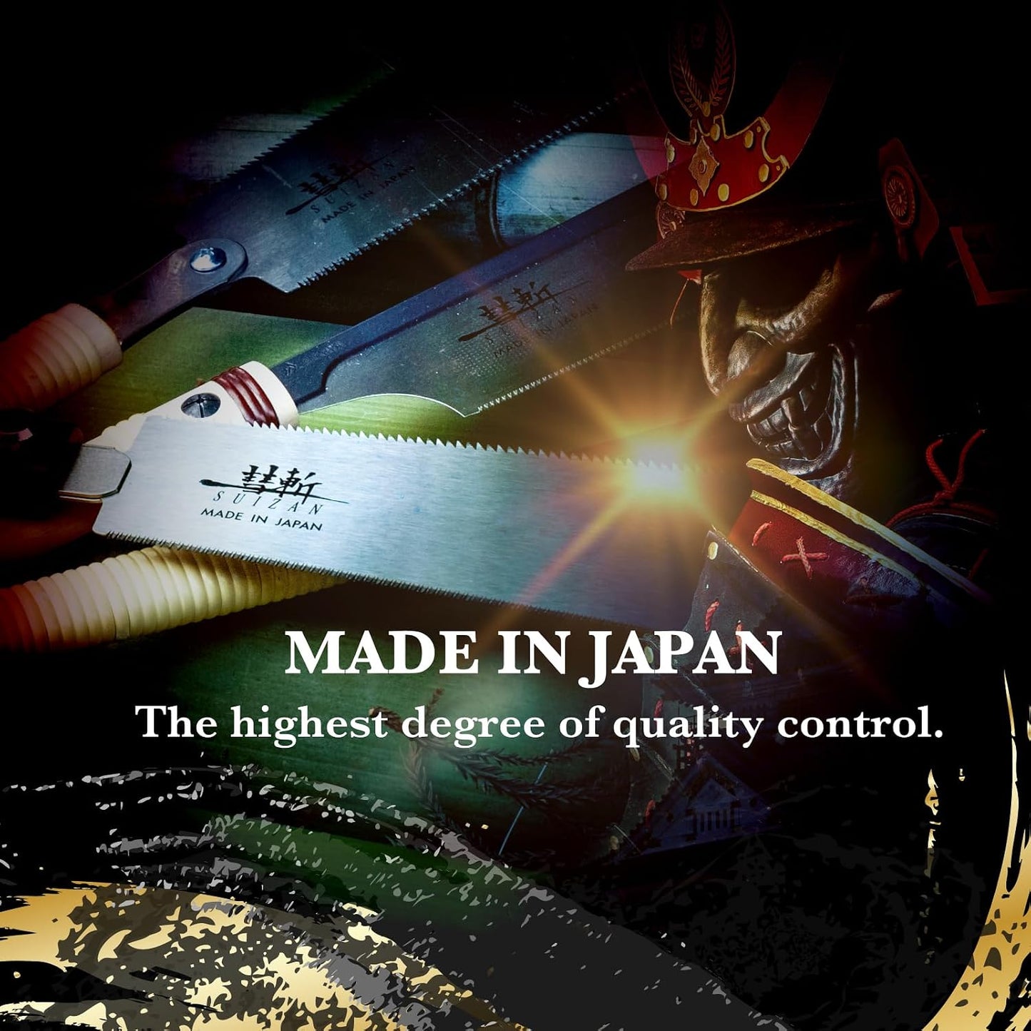 SUIZAN Ryoba Double Edge Saw 7" - Japanese Pullsaw Hand Saws Wood Cutting | Professional Pull Saw for Woodworking Furniture Making Carpentry Joinery DIY Tools Sharp Replaceable Blade Rip Crosscut