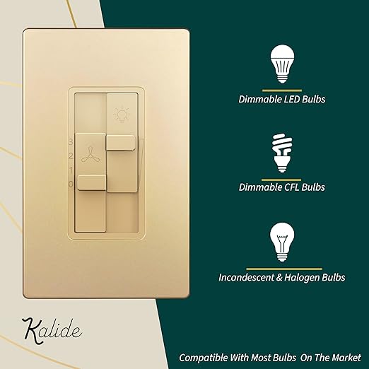 TOPGREENER Kalide Combo Dimmer Switch - Image 3