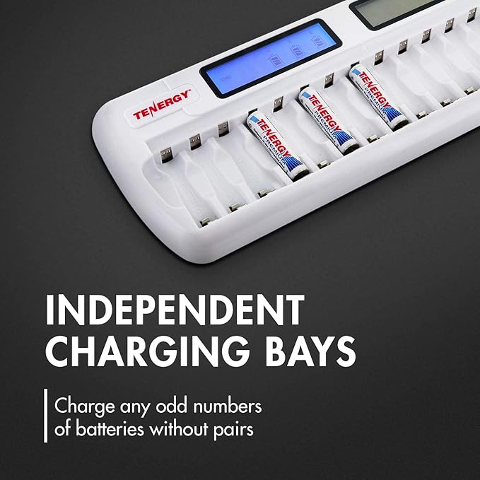 Tenergy TN438 16-Slot Smart Battery Charger - Image 6