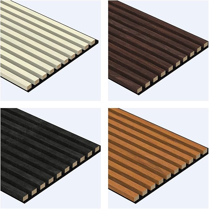 Premium Acoustic Wood Slat Wall Panels – Noise-Reducing Sound Absorption Panels by JOOFAN