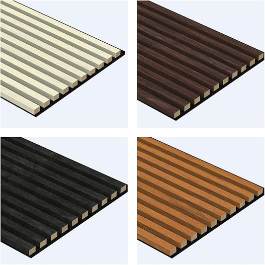 Premium Acoustic Wood Slat Wall Panels – Noise-Reducing Sound Absorption Panels by JOOFAN