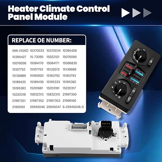 599-210XD Climate Control Module - Image 3