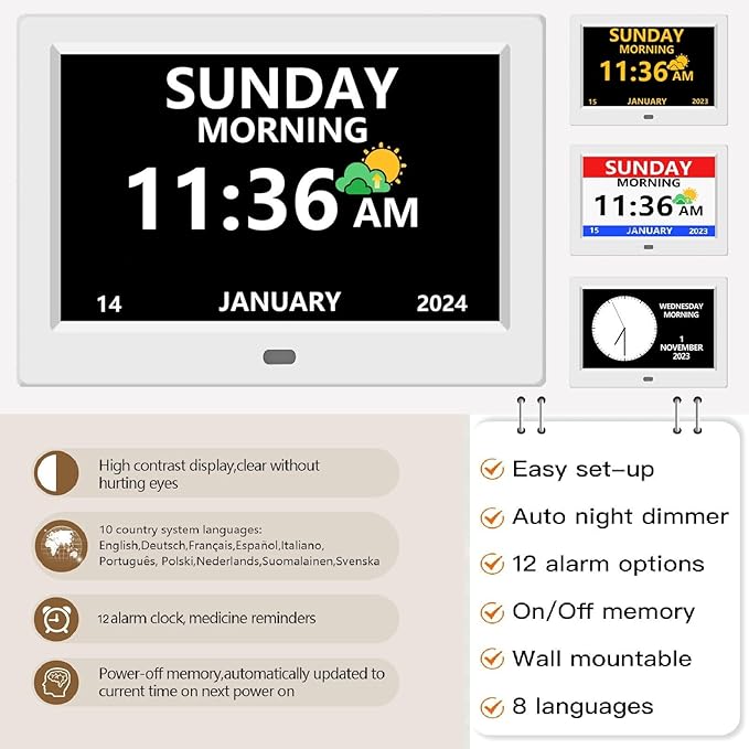 LXBYJKJ 11 Inch Digital Clock - Image 3