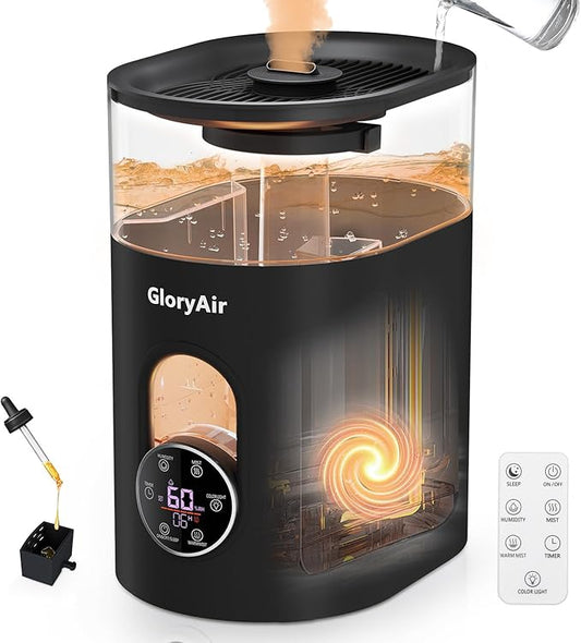 Warm & Cool Mist Humidifier by PeaceCozinessComfortable