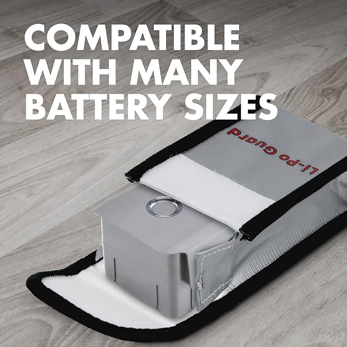 Tenergy 2 Pack, Fire Retardant Lipo Bags, Battery Bags - Image 7