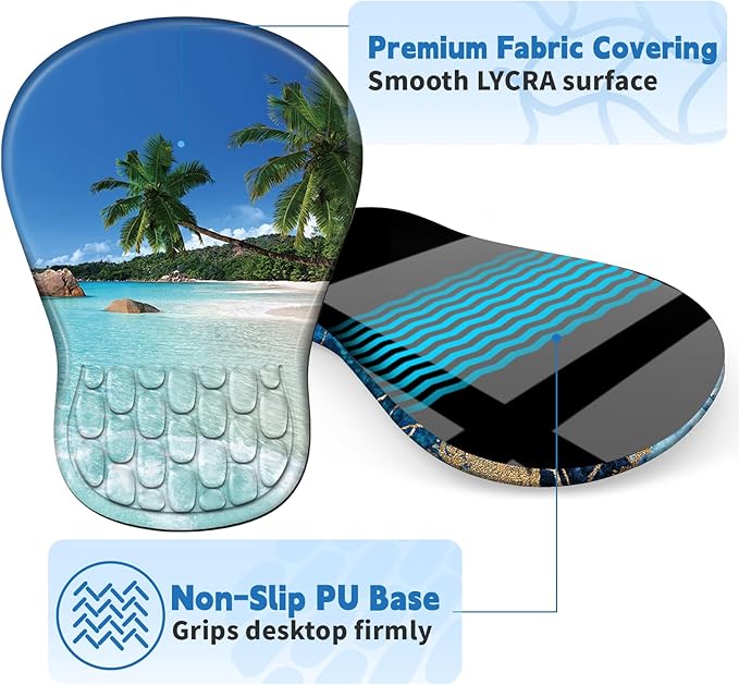 YIWEI Ergonomic Mouse Pad with Wrist Rest - Image 5
