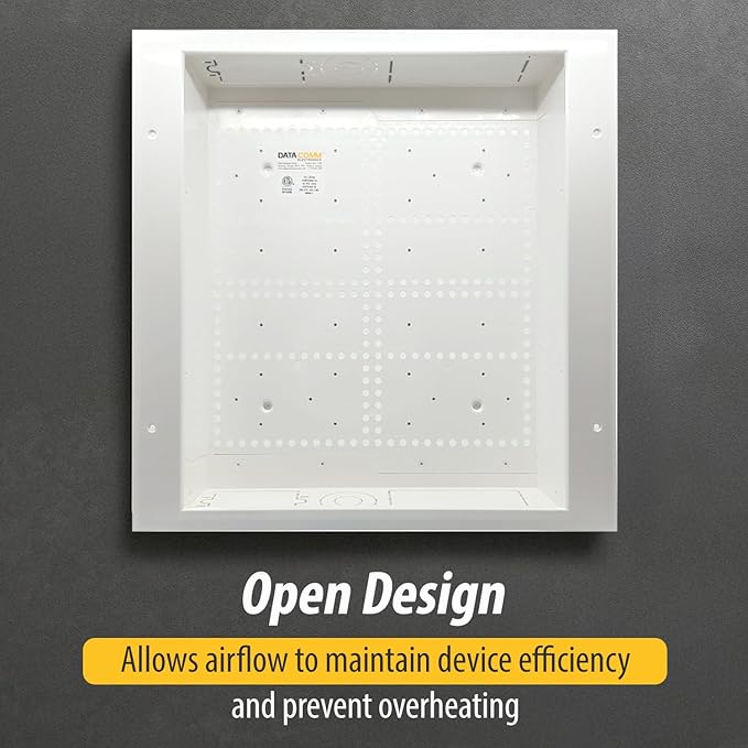 DataComm Electronics 45-8011-1P Multi-Functional Recessed Media Box - Image 7