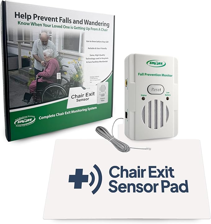 Smart Caregiver Fall Prevention Monitor and Weight Sensing Chair Pad by SmartCaregiver