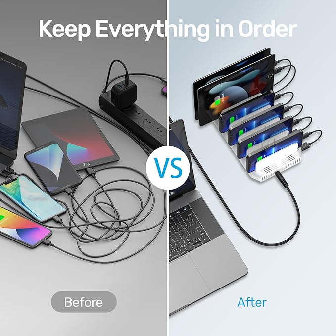 【10PCS】 Unitek Multi Charging Station, 10-Port USB Charger - Image 6