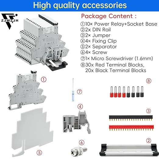UL Listed 10Pcs Electromagnetic Relay - Image 6