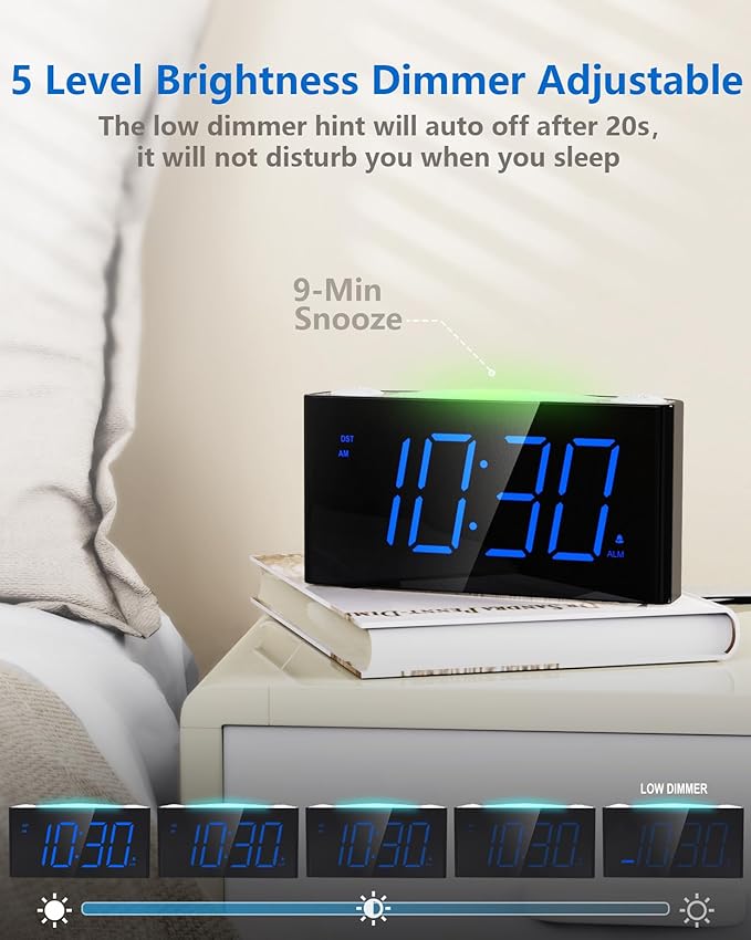Digital Alarm Clock for Bedroom - Image 3