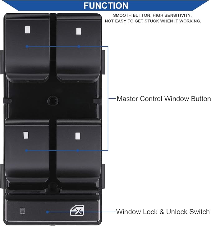 Obaee Power Window Control Switch Compatible - Image 4