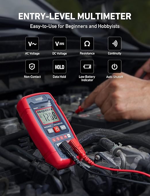 AstroAI Multimeter Tester 4000 Counts, Smart Measuring Mode, Auto-Ranging - Image 2