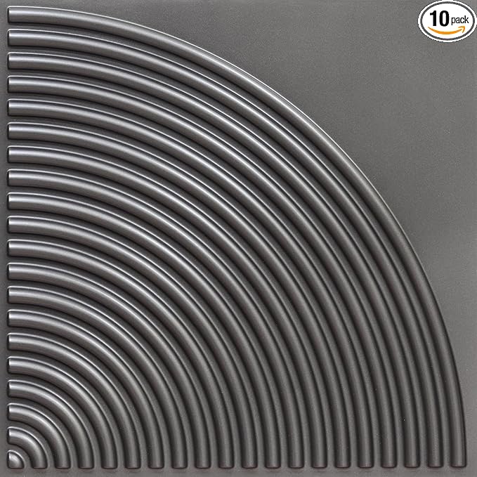 From Plain To Beautiful In Hours 9002 Arc Swell PVC 12 in x 12 in Peel and by DecorativeCeilingTiles