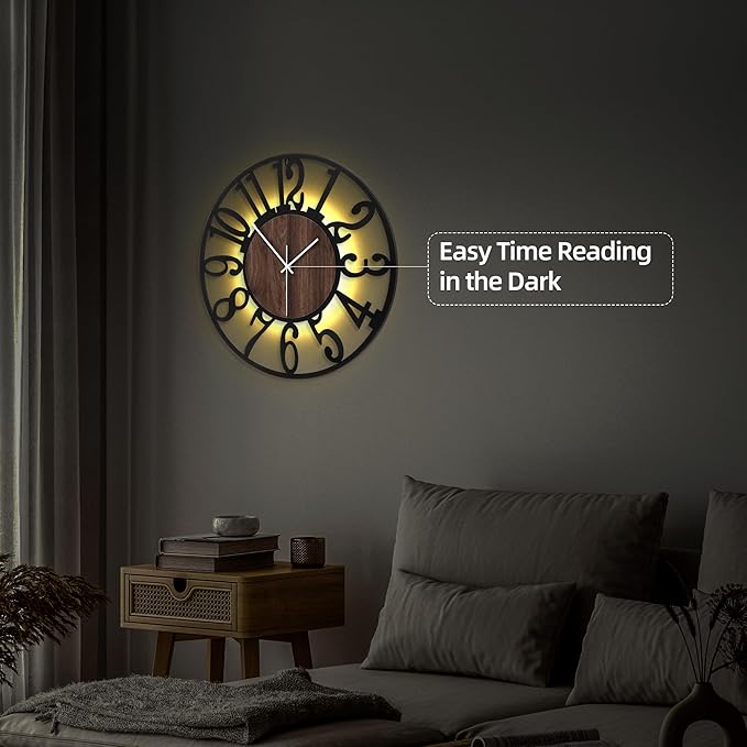 Casaformia 24'' Silent Wall Clock - Image 5