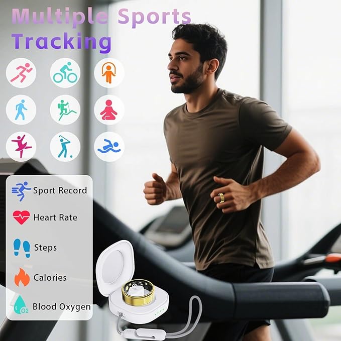 Activity Tracker Ring for Men Women – Smart Health Ring - Image 9