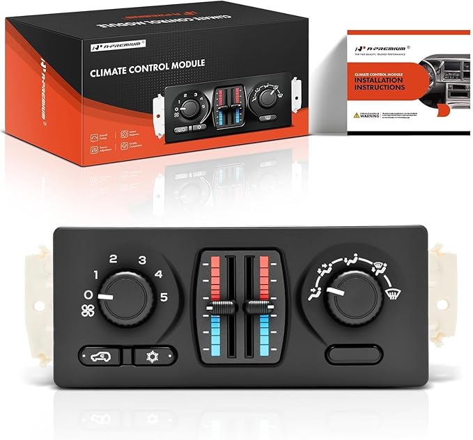 A-Premium Manual Climate Control Module A/C& Heater Control Panel Compatible - Image 9