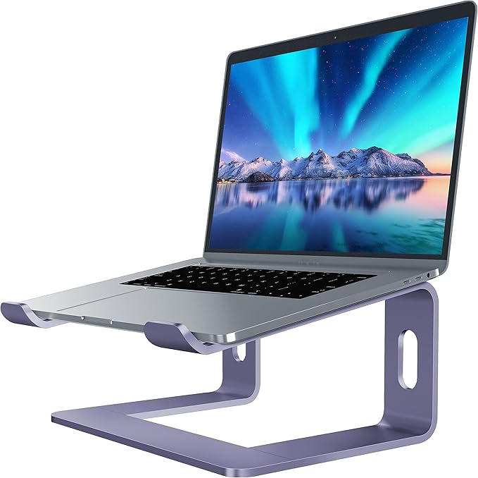 SOUNDANCE Laptop Stand, Aluminum Computer Riser, Ergonomic Laptops Elevator by Soundance
