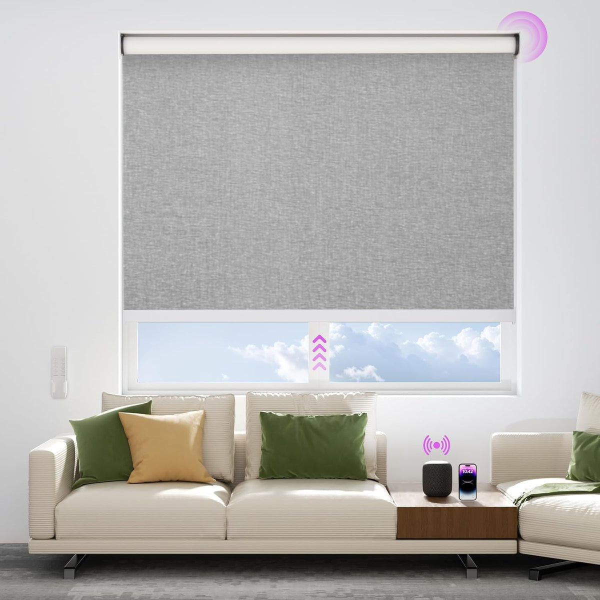 Astomi Motorized Blinds with Remote