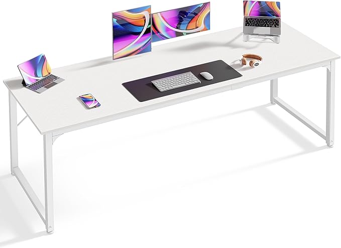 Huuger Computer Desk, 70 Inch Office Desk, Gaming Desk by Huuger